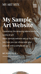 Mobile Screenshot of myartyside.com